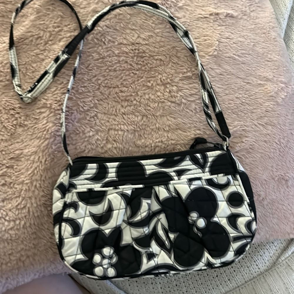 Vera Bradley Frankie Convertible Shoulder/Crossbody Bag- Day & Night